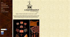 Desktop Screenshot of cedarmontwoodworking.com