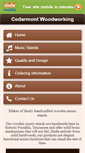 Mobile Screenshot of cedarmontwoodworking.com